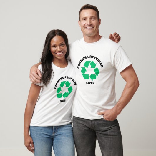 Anpassen an jedes Recyceltest der Transplantate T-Shirt (Unisex)
