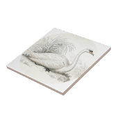 Anpassen atemberaubender Vintager Kunstschwan Fliese (Seite)