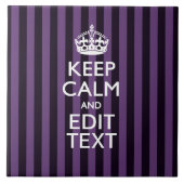 Anpassen Behalten, Lila Streifen im Text abbilden Fliese (Vorderseite)