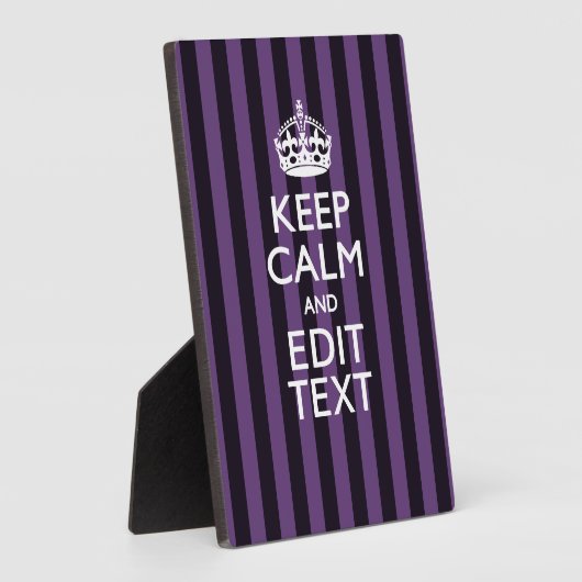 Anpassen Behalten, Lila Streifen im Text abbilden Fotoplatte (Seite)