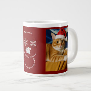 Anpassen, Bestes Weihnachten, Katzenfoto-Spezialta Jumbo-Tasse