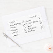 Anpassen beweglicher Labels Rechteckiger Aufkleber (Umschlag)