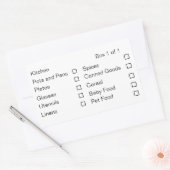 Anpassen beweglicher Labels Rechteckiger Aufkleber (Umschlag)