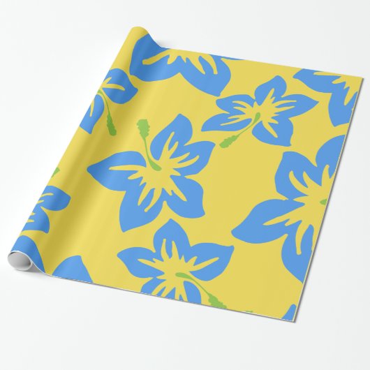 Anpassen Cooler Hawaii-Blume Geschenkpapier (Ungerollt)
