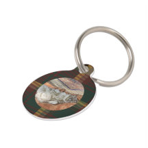 Anpassen der Ahornleaf Tartan Burgundy Cat