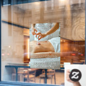 Anpassen der Akupunkturbehandlung 3 Fensteraufkleber (Café-Fenster)