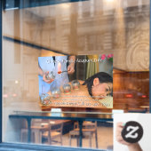 Anpassen der Akupunkturbehandlung 4 Fensteraufkleber (Café-Fenster)