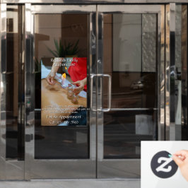 Anpassen der Akupunkturkurierung 2 Fensteraufkleber