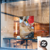 Anpassen der Akupunkturkurierung 2 Fensteraufkleber (Café-Fenster)