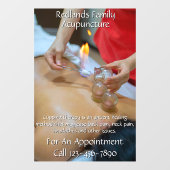 Anpassen der Akupunkturkurierung 2 Fensteraufkleber (Blatt)