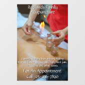 Anpassen der Akupunkturkurierung 2 Fensteraufkleber (Blatt)