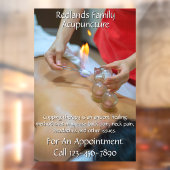 Anpassen der Akupunkturkurierung 2 Fensteraufkleber (Blatt 2)