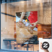 Anpassen der Akupunkturkurierung 2 Fensteraufkleber (Café-Fenster)
