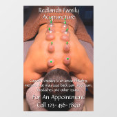 Anpassen der Akupunkturkurierung Fensteraufkleber (Blatt)