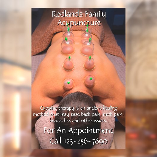 Anpassen der Akupunkturkurierung Fensteraufkleber (Blatt 2)