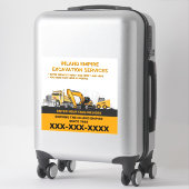 Anpassen der Bauweise des Generalunternehmers Aufkleber (Koffer)