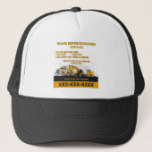 Anpassen der Bauweise des Generalunternehmers Truckerkappe (Vorderseite)