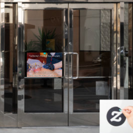 Anpassen der Behandlung von akupunktur 6 Fensteraufkleber