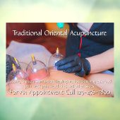 Anpassen der Behandlung von akupunktur 6 Fensteraufkleber (Blatt 3)