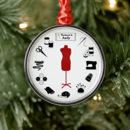 Anpassen der Beschriftung Ornament Aus Metall