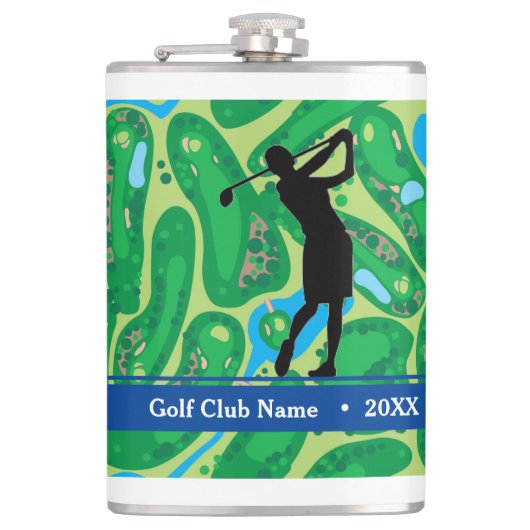 Anpassen der "Birdie Juice"-Flasche für Frauen Flachmann (Vorderseite)