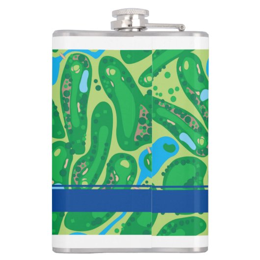 Anpassen der "Birdie Juice"-Flasche für Frauen Flachmann (Rückseite)