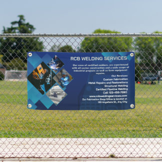 Anpassen der Dienstleistungen für Schweißunternehm Banner