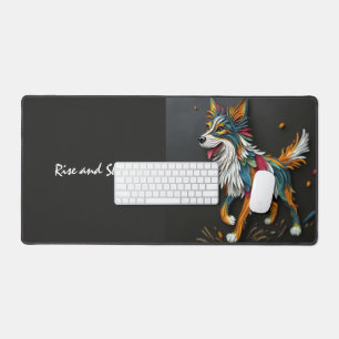 Anpassen der Dog-Desk-Matte Schreibtischunterlage