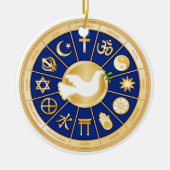 Anpassen der Dove of Peace Ornament (Vorne)