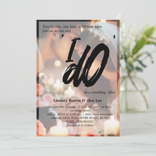 Anpassen der Einladung (Stehend Vorderseite)