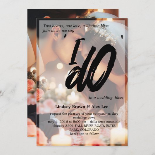 Anpassen der Einladung (Vorne/Hinten)