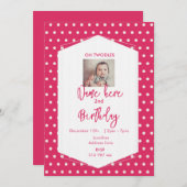 Anpassen der Einladung zum Geburtstag (Vorne/Hinten)