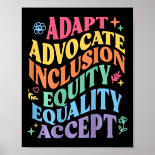 Anpassen der Equity-Gleichheit für Advocate Poster