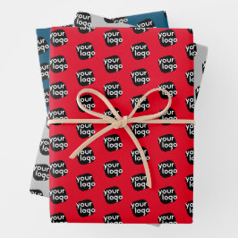 Anpassen der Farbe Ihres Logos hier Produktverpack Geschenkpapier Set