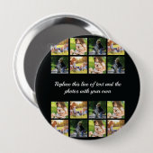 Anpassen der Foto-Collage und der Textschaltfläche Button (Vorne & Hinten)