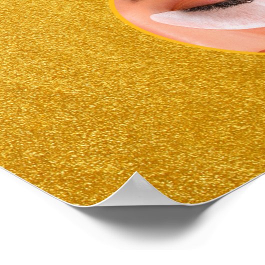 Anpassen der Größe von Eyelash Extensions Studio Poster (Ecke)