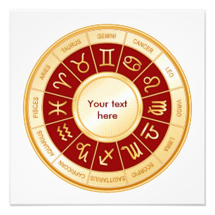Anpassen der Horoskop-Print Fotodruck