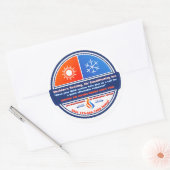 Anpassen der HVAC Company Furnace-Wechselstromeinh Runder Aufkleber (Umschlag)