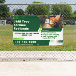 Anpassen der Klumpenfenke für den Baumservice Banner