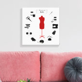 Anpassen der Label-Canvas-Print Leinwanddruck (Insitu (Wohnzimmer))