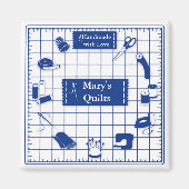 Anpassen der Label-Quilt-Zeit Magnet (Vorne)