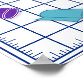 Anpassen der Label-Quilt-Zeit Poster (Ecke)