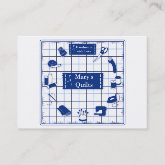 Anpassen der Label-Quilt-Zeit Visitenkarte (Vorderseite)