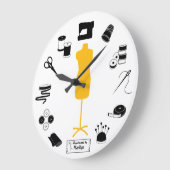 Anpassen der Label-Uhr Große Wanduhr (Winkel)