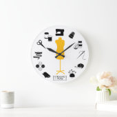 Anpassen der Label-Uhr Große Wanduhr (Zuhause)