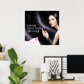 Anpassen der lizenzierten Haarstylist Gewollt Über Poster (Heimbüro)
