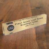 Anpassen der Logo-Desktop-Plattform Firmenname Gol Namensplakette (Seite)