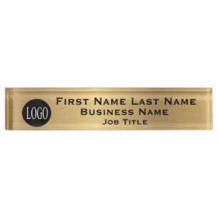 Anpassen der Logo-Desktop-Plattform Firmenname Gol Namensplakette