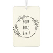 Anpassen der Logo-Schule für das Produktgeschäft Autolufterfrischer (Rückseite)