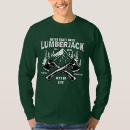 Anpassen der Lumberjack-Übergänge T-Shirt